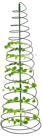 Zambuph Telaio per piante in metallo, vaso in metallo e piante a stelo singolo con fiori facili da realizzare.