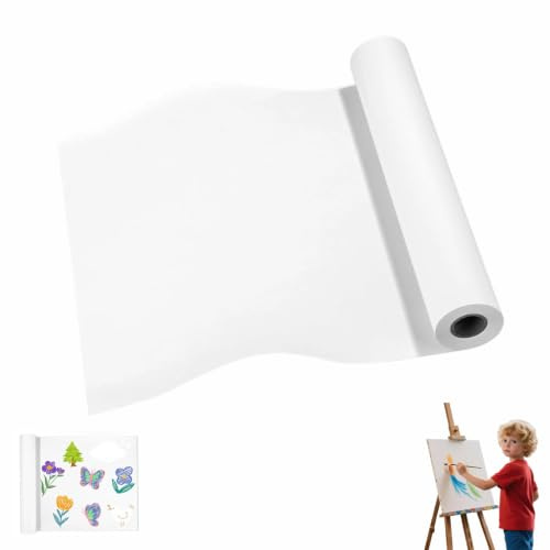 Rouleau de Papier à Dessin Blanc 45 cm x 15 m Rouleau de Papier à Croquis