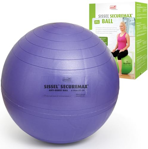 Sissel Securemax Palla Svizzera, Unisex – Adulto, Blu/Viola, 45 cm