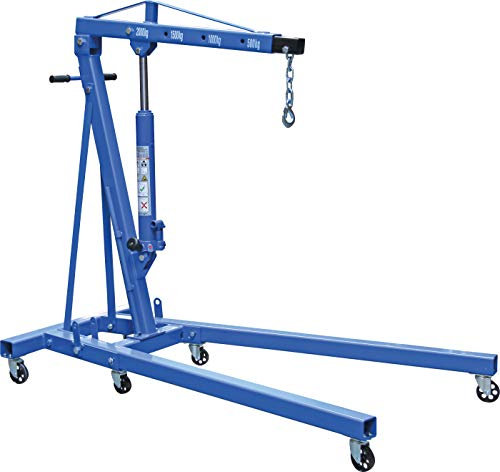 BGS 9249 | Motorkran | 2000 kg | klappbar | Motor-Heber | Werkstatt-Kran