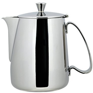 Ilsa Anniversario - Caffettiera con coperchio, 750 ml, in acciaio INOX