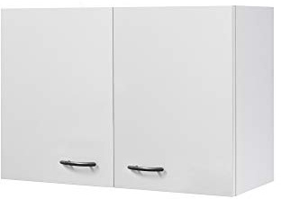 Flex-Well Küchen-Hängeschrank UNNA - Oberschrank vielseitig einsetzbar - 2-türig - Breite 80 cm - Weiß
