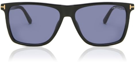 Tom Ford FLETCHER FT 0832 Shiny Black/Blue 57/15/145 men Sunglasses