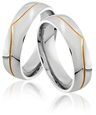 Juwelier Schönberg - Herren Partnerringe Eheringe Fetch Edelstahl 62-62