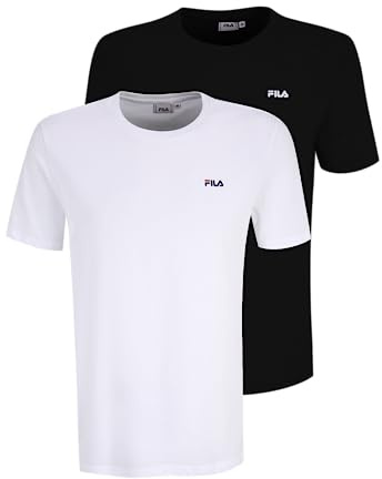 FILA Herren Brod Tee/Double Pack T-Shirt