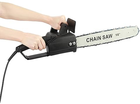 Elektro Kettensäge, 2600W Kettensäge Elektrisch mit 40cm Schwertlänge, Kabelgebundene Kettensäge Elektro, Ideal für kleinere Bau- und Holzfällerarbeiten