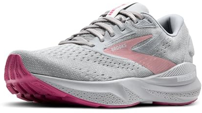 Brooks Women’s Adrenaline GTS 24 Supportive Running Shoe - Alloy/White/Zephyr - 7.5 Medium