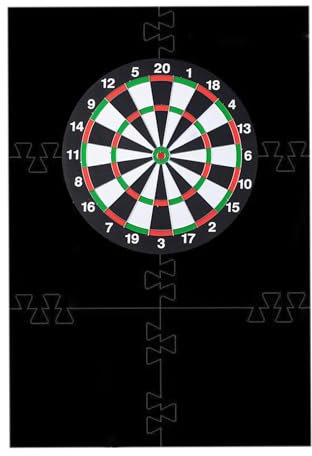 Rukjmqi Dart Catchring Surround, Dartscheibe Schutzring, Dartscheiben Wandschutz, Dart Surround Auffangring, Dartscheibe Einfassung, Dartboard Wandschutz, Eva Dartboard Rückwand Wandumrandung