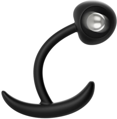 Palline Anali in Silicone Plug Anale con Sfere Metalliche per Massaggio Prostatico e Allenamento Anale, Perline Anali Espandibili e Plug Vaginale Portatile, Sex Toy Sessuali per Uomini Donne(1 Sfera)