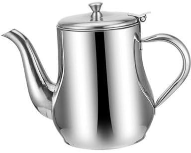 Toyvian Filtro de Aceite de Acero Inoxidable con Colador Integrado Recipiente para Almacenamiento y Filtrado de Aceite Usado para Cocina y Profesional Capacidad Resistente y Fácil de