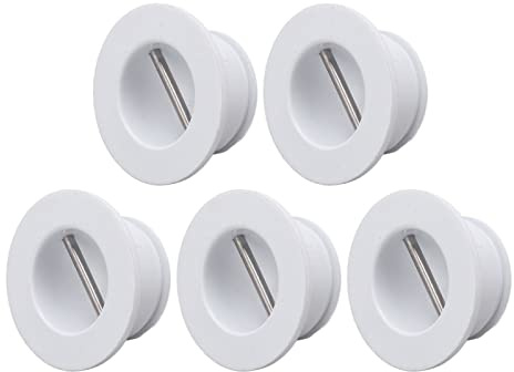 Ycauty Surf Leash Plug Set Hållbar Reparation för Surfbräda Benrep 5 Stycken PVC Rostfritt Stål 1,8 x 1,8 x 0, Tum