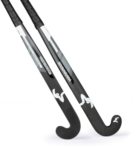 Kookaburra Pro Indoor 60 Hockey Stick | 60% Carbon Construction, Low Bow Profile, KCF Textured Surface, Pro EVA Grip, 36.5L & 37.5L Lengths