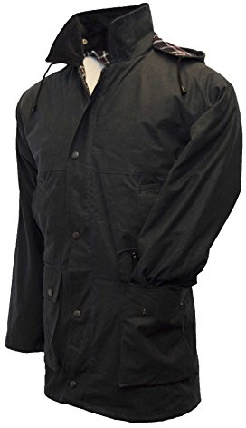 Walker & Hawkes - Cappotto cerato da Uomo - senza Imbottitura - Caccia/Campagna - Blu Marina, Blu marino, XXXL