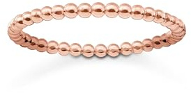 THOMAS SABO Ring 750 Roségold Vergoldung, 925 Sterlingsilber