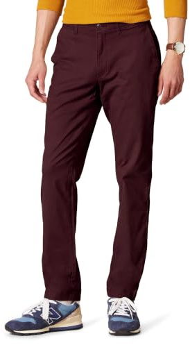 Amazon Essentials Pantaloni Casual Chino Elasticizzati dal Taglio Classico Uomo
