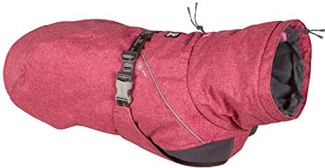 Hurtta Expedition Parka Wintermantel für Hunde, Hundemantel Warm, Beetroot Dunkel Rosa 65 cm