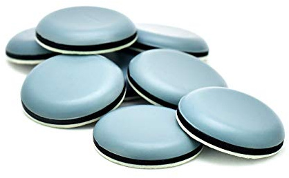 STORE HD – 16x Teflongleiter selbstklebend Ø30 mm, Möbelgleiter Teflon für alle Böden, PTFE Gleiter – beste Alternative zu Filzgleitern, rund