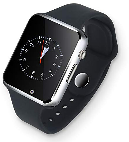 Unisex Smartwatch Waterproof Multi-Function Fitness Watch with Heart Rate Monitor Sleep Monitor Alarm Clock Music