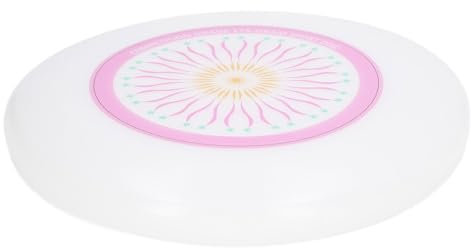 Alomejor Outdoor Flying Disc Adult Fitness Sports Beach Luminous Flying Disc Sky Sports für Wettkampfcamping (Rosa)