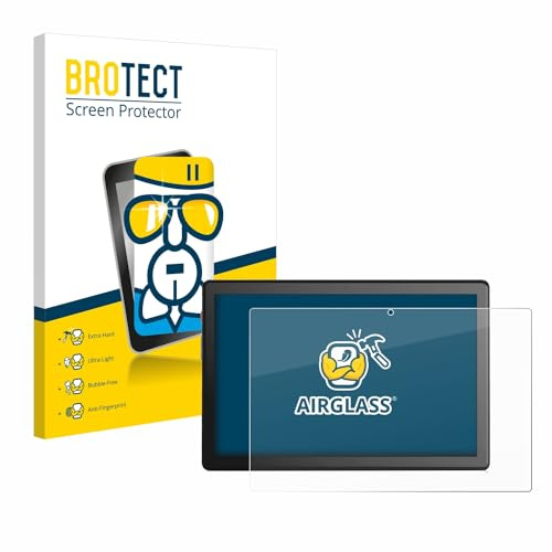 BROTECT Schutzglas für emporia TAB 1 10.1 Schutzfolie Panzer Folie Glas Displayschutz Made in Germany [Kratzfest 9H, Anti-Fingerprint]