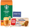 Coffee and Biscuit Bundle Consists of Starbucks Caramel Latte Premium Instant Coffee Sachets (5 sachets) with LU Le Petit Biscotte Crunchy Cinnamon & Brown Sugar Biscuits (200g)