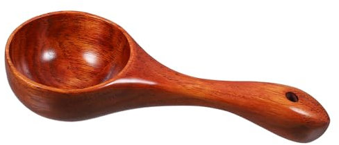 NAMOARLY Wooden Water Ladle with Long Handle Multi-Function Household Water Scoop Kitchen Accessory for Bathing and Sauna Use Natural Wood Home Scoop