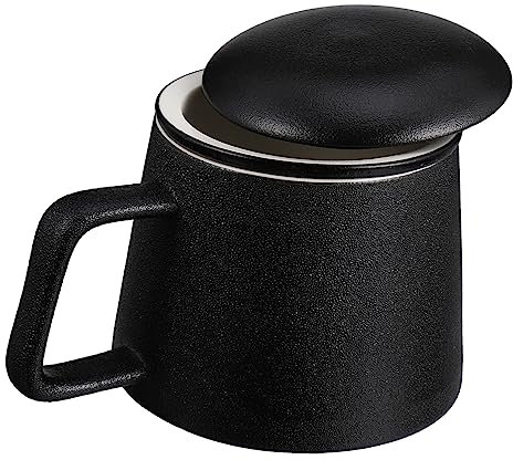 LIFKOME 1Stk Teetasse aus Keramik Keramik-Teebecher Lidschattenband teegläser mit sieb japanische teetasse Keramik Tasse Teetasse im japanischen Stil Mit Deckel Trinkbecher Porzellantasse