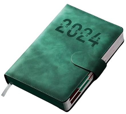 Terminplaner 2024, Monatsplaner 2024 und Tagebuch zum Verfolgen der Ziele