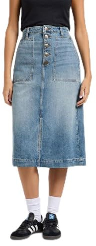 Lee Dam Patch Pocket Midikjol, Touch The Sky, 26W