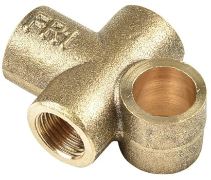 JLANZD [Replacement] Nützliches Rohrverbinderwerkzeug, 1 Stück, 10 mm, 3-Wege-Zubehör, Bremskupplung, weiblich, for 3/16 Zoll, for Bremse, for Rohr