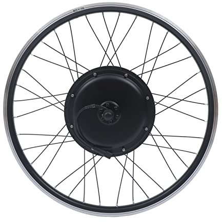 DJOAIUYF Kit de conversión de bicicleta eléctrica de 26 pulgadas con pantalla LCD, kit de conversión para rueda trasera y delantera, kit de conversión para bicicleta eléctrica, 7 velocidades