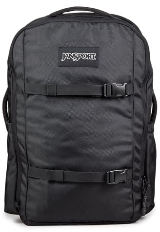 JANSPORT Unisex's Venture Backpack, Black, One Size