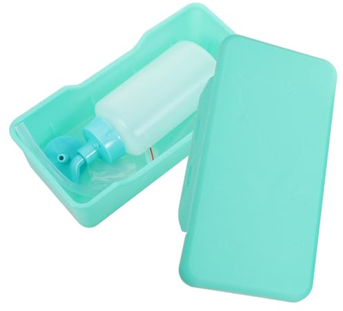 KOMBIUDA Botella Exprimible Limpieza Suave y Completa para Lavado de Oídos Material Pp y Silicona Herramienta Práctica para Eliminación de Cerumen Kit para Uso Personal y Viaje