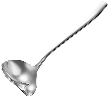 OFFSCH Edelstahl Soßenkelle Mit Ausgießer Kleine Kochlöffel Für Küche Salatdressings Dessertsaucen Und Mehr