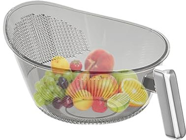 Cesta De Drenaje Multifuncional - Cesta De Drenaje Para Alimentos | Colador Multifuncional Para Cocina, Enjuague De Frutas | Colador Para Pasta, Bayas, Frutas Y Verduras Para Ensaladas.