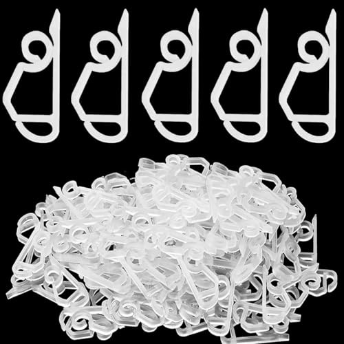 120PCS Christmas Light Clips Hanging Gutter Hooks for Outdoor String Lights Xmas Holidays New Years Decoration