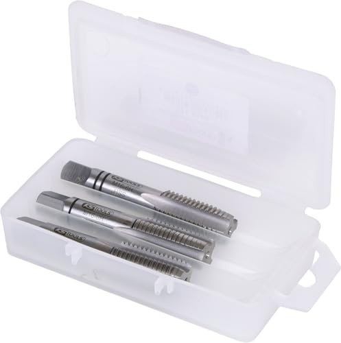 KS Tools 331.0160 Juego de machos de roscar manuales HSS tipo M, M16x2,3 pzs