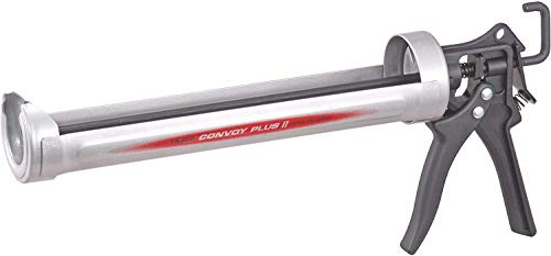 TAJIMA Caulk Guns - 1/4 Gallon (1 Quart) Convoy Plus II Caulking Tool with Rotating Cradle & Auto Flow Stop - CNV-J900PL2