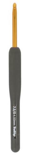 Aguja de ganchillo Tulip Etimo Softgrip 4.50mm - 1 Unidad