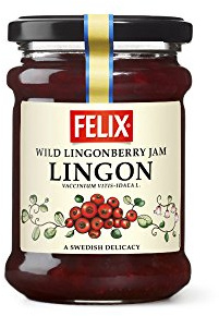 Felix Wild Lingonberry Mermelada 283g (paquete de 3)