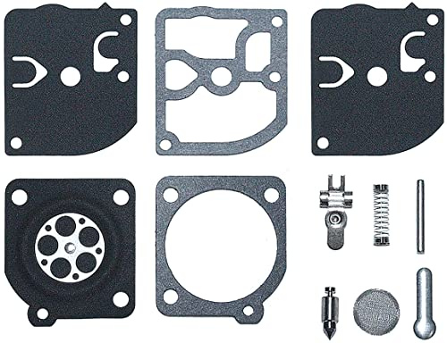 AUMEL Kit de réparation de joint de carburateur pour Zama RB-39 McCulloch 3505 3214 3216 3505 3516 3818 Homelite John Deere Poulan WeedEater Tronçonneuse