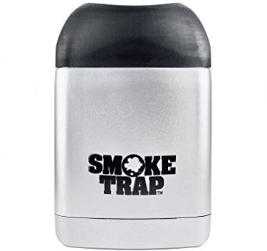 Smoke Trap 2.0 - Filtro aria personale (Sploof) - Filtro fumo con filtro sostituibile - 300+ usi (argento)