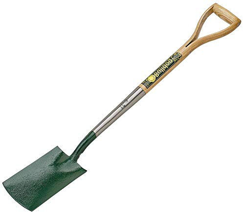 Bêche de bordure Wyd en bois dur de 71,1 cm, gamme de produits Bulldog – Bêche de bordure avec poignée en bois dur, outils de pelle