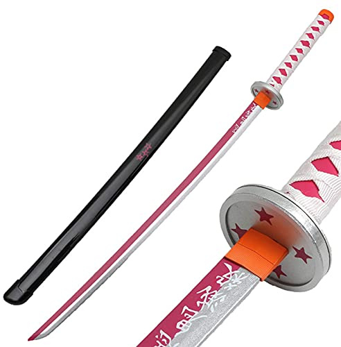 HZYYZH Demon Swerer Sword, Couteau en Bois, Manga Prop, Tomioka Yoshio Cosplay, Ninja Katana Arme, Jouets pour Enfants, 104cm,N