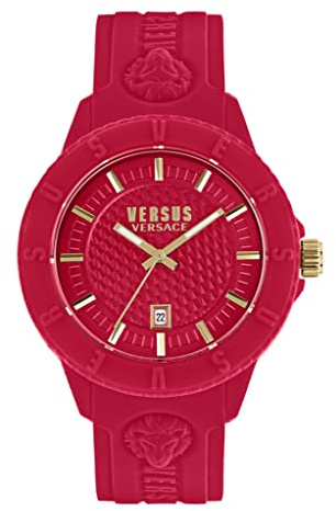Versus Versace Mens Red 43 mm Tokyo R Watch VSPOY8821, Red, Tokyo R