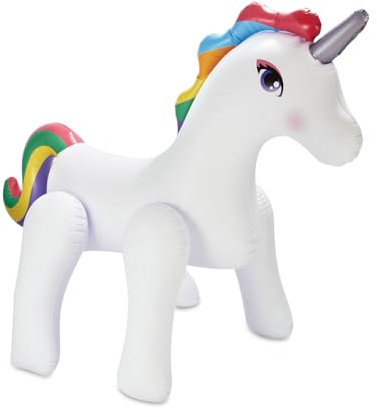 Wasserspinkler für Kinder von Summer Waves – Wasserspaß Zuhause – Wasserspielzeug – Einhorn Sprinkler 315 × 226 cm