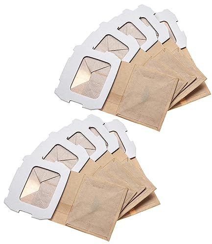 vhbw 10x Turbofilter kompatibel mit Makita BO4565J, BO4566, BO5030, BO5031, BO5041 Schwingschleifer, Exzenterschleifer - Papier-Staubbeutel Set
