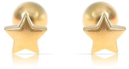 Made by Nami Filigrane Ohrringe Gold Damen Wasserfester Schmuck Minimalistisch Geschenk für Sie