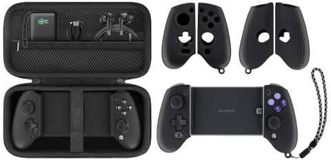Aenllosi Tasche für GameSir G8 Plus Eva + G8 Galileo/G8 Plus Silikon | Formstabile Tasche für das genannte Gerät, Reißverschluss für schnellen Zugriff, Nur Hülle ohne Gerät und Zubehör