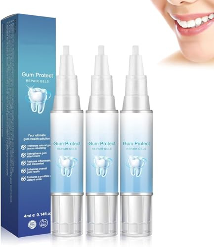 3Pcs Neslemy Gum Shield Therapy Gel, Neslemy Gum Therapy Gel, Gum Instant Lenitivo Gel, Dentizen Gum Therapy Gel, Dentizen Gum Therapy Gel, Denti sbiancamento Pens, Gum Shield Therapy Gel